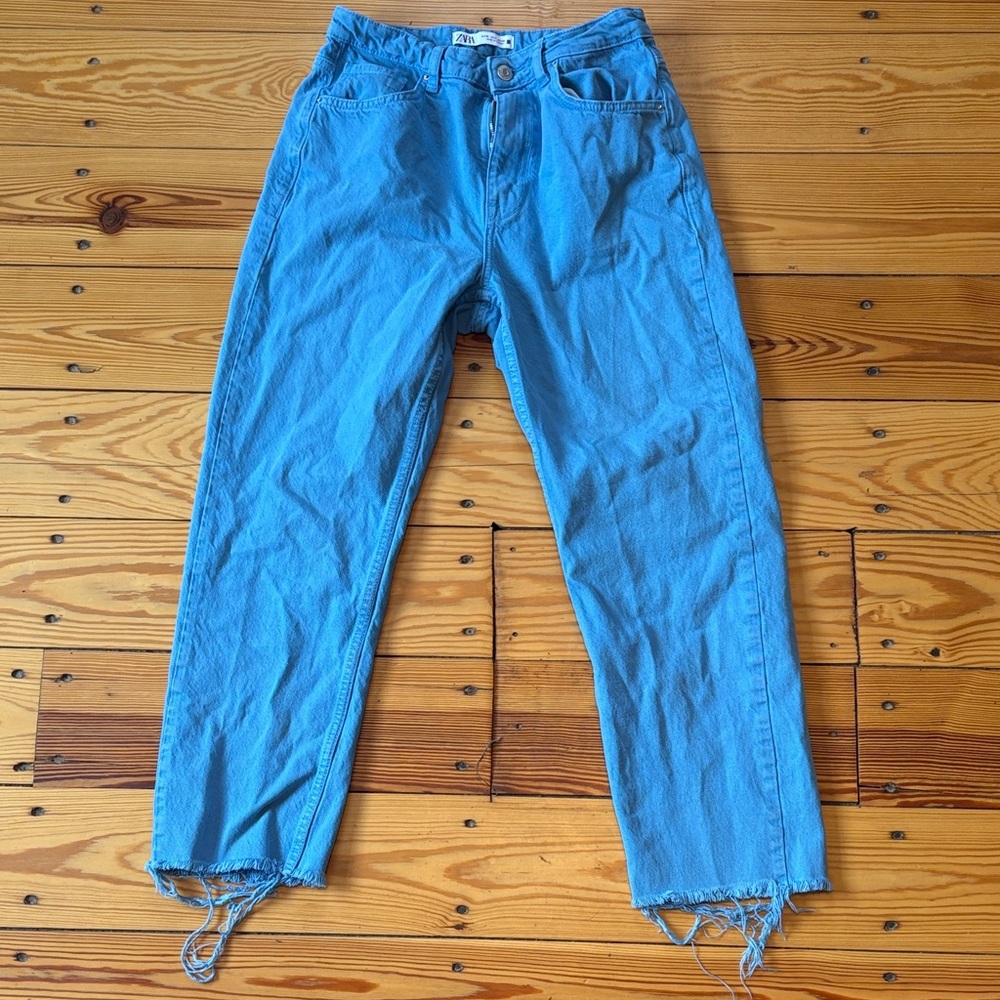 Zara Light Blue Denim Jeans